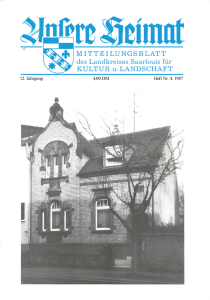 Unsere Heimat 1987, Heft 4