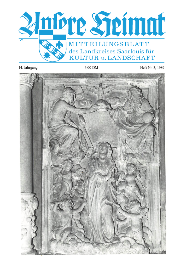 Unsere Heimat 1989, Heft 3