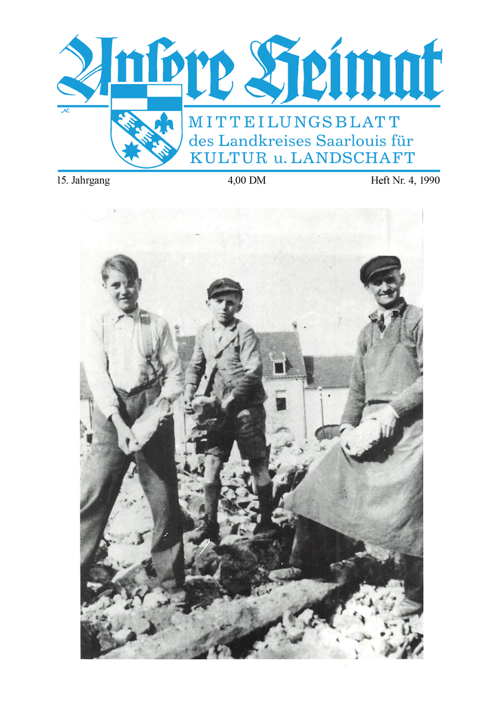 Unsere Heimat 1990, Heft 4