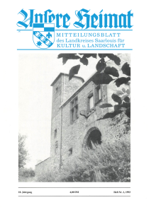 Unsere Heimat 1993, Heft 1