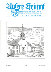 Unsere Heimat 1995, Heft 1