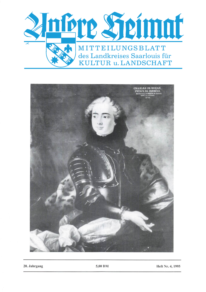 Unsere Heimat 1995, Heft 4
