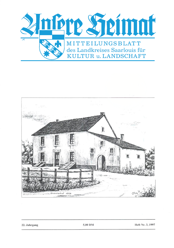 Unsere Heimat 1997, Heft 3