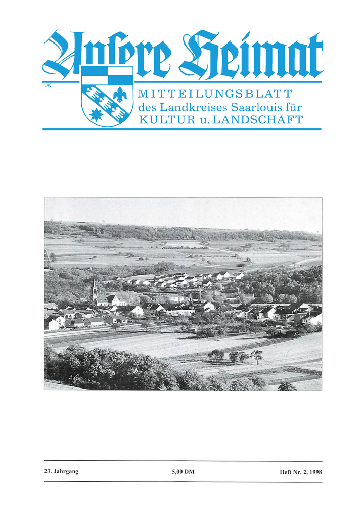 Unsere Heimat 1998, Heft 2