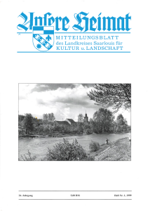 Unsere Heimat 1999, Heft 1