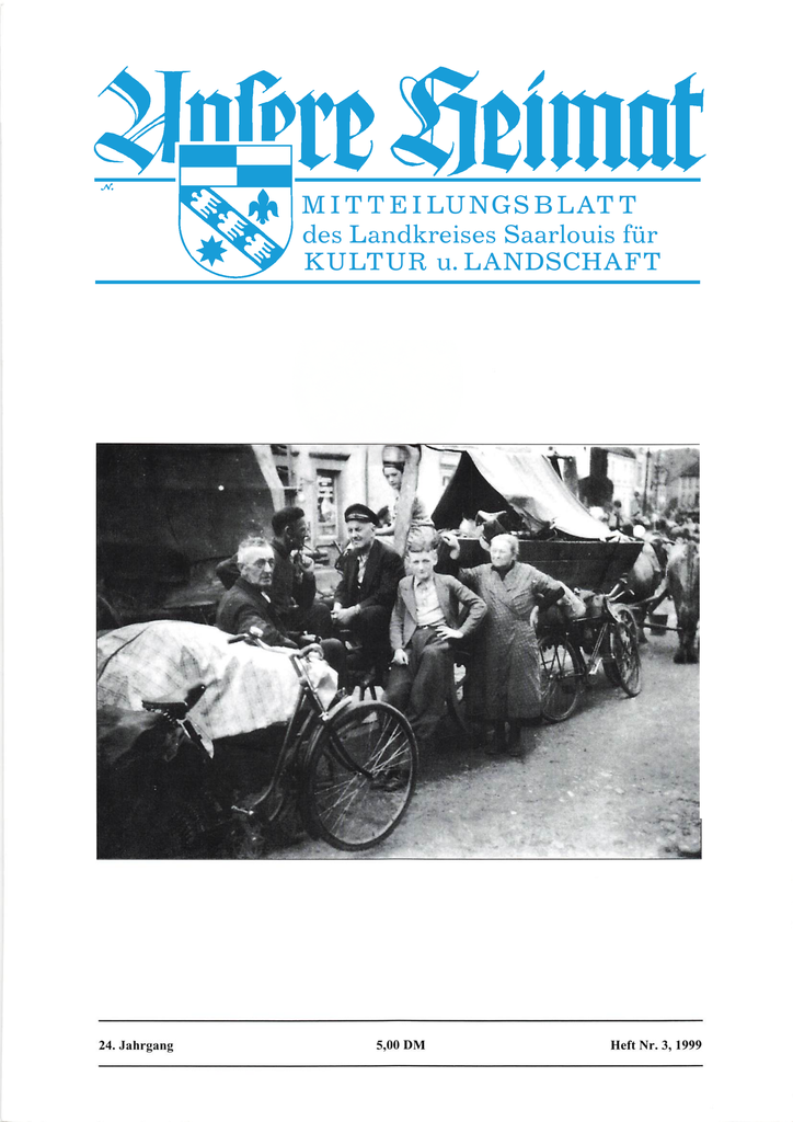 Unsere Heimat 1999, Heft 3