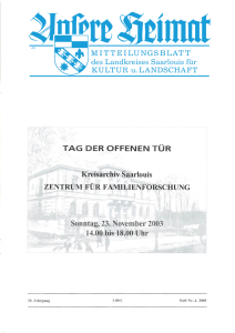 Unsere Heimat 2003, Heft 4