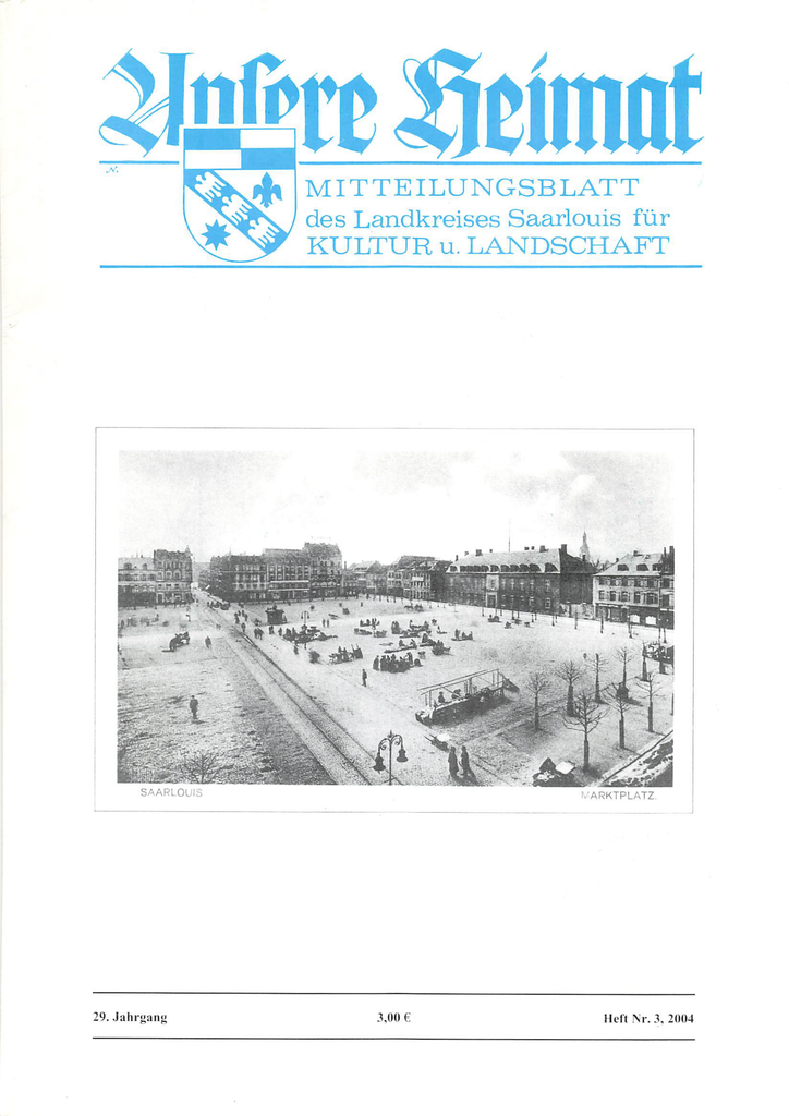 Unsere Heimat 2004, Heft 3