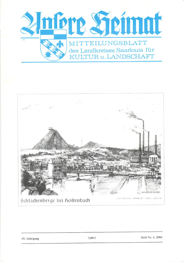 Unsere Heimat 2004, Heft 4