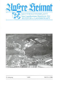 Unsere Heimat 2006, Heft 3