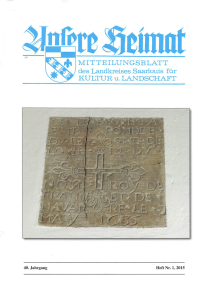 Unsere Heimat 2015, Heft 1