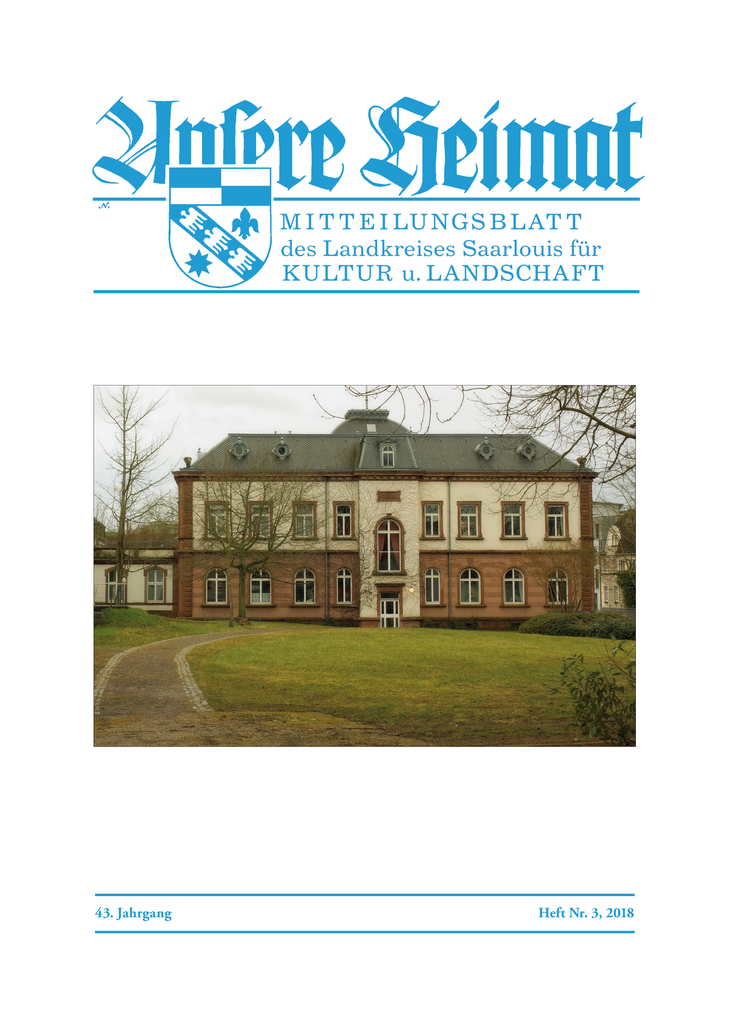 Unsere Heimat 2018, Heft 3