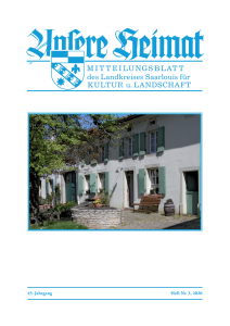 Unsere Heimat 2020, Heft 3